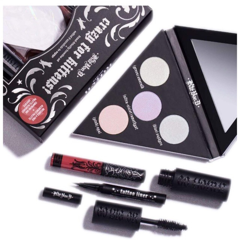 NIB Kat Von D Crazy for Kittens Makeup Set